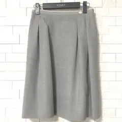foxey ライトグレー ひざ丈スカート38
