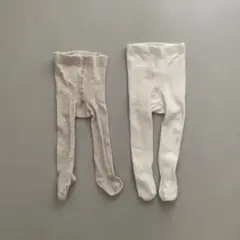 H&M ベビータイツ 2枚セット