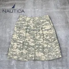 美品 NAUTICA ノーティカ カーゴパンツ デジタルカモ ハーフパンツ