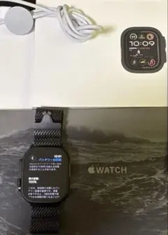 Apple Watch Ultra 2 ブラック＋チタニウムミラネーゼループM