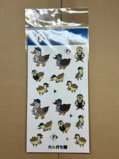 北海道日本ハムファイターズ　ステッカー　カルガモ隊