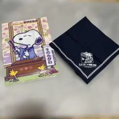 SNOOPYファン必見！クリアファイルとコラボハンカチ