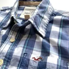【HOLLISTER】ホリスター　チェック長袖シャツ　Mサイズ