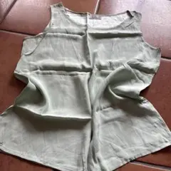 ミントグリーン ノースリーブ タンクトップ