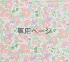 専用　リバティ　ラミネート トートバッグ　ベッツィ