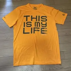 Under Armour Charged Cotton Tシャツ SM オレンジ