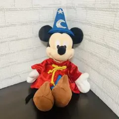 【美品】ミッキーマウス 魔法使い ぬいぐるみ