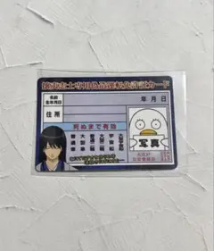 銀魂 桂小太郎 運転免許証風カード カード