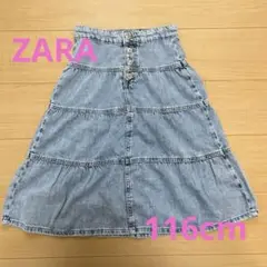 ZARA 女の子　デニムスカート 6サイズ　116CM