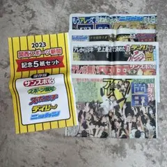 2023年関西スポーツ新聞　優勝記念5紙セット