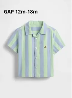 【美品】GAPBABY オーガニックコットン カバナシャツ 12m-18m