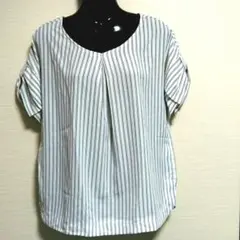 ワールド シューラルー DRESKIPストライプ ブラウス トップス