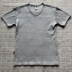 AVIREX U.S.A. グレー Vネック Tシャツ S