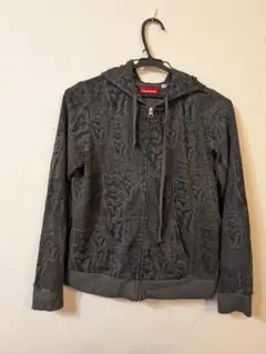 UNIQLO ダークグレー フルジップパーカー M