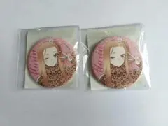 オンラインくじ　その着せ替えは恋をする　D賞　缶バッチ　レオパード　（海夢）2個