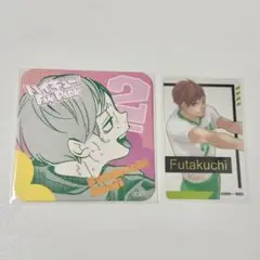 ハイキュー コースター 箔押しクリアカード 二口堅治