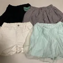 キッズ服 4点セット 半ズボン・スカート