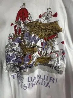 岸和田 だんじり Tシャツ シングルステッチ 白 L