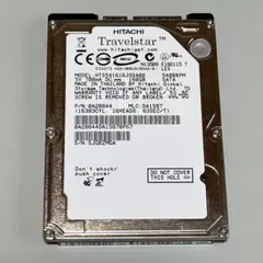 HITACHI Travelstar 160GB HDD 使用時間221時間