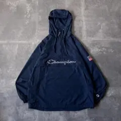 00s Champion アノラックパーカー ナイロン ハーフジップ L A59