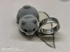 カルティエ Cartier ラブ リング #50 Pt950 プラチナ 指輪