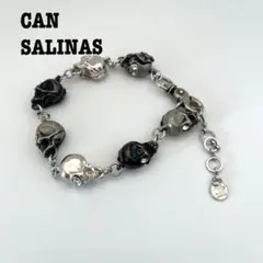 CAN SALINAS カンサリナス スカルブレスレット ドクロ 骸骨 シルバー