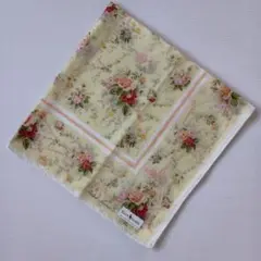 【未使用・シール付き】Ralph Laurenの花柄ハンカチ②
