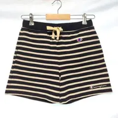 【美品】Champion チャンピオン ショートパンツ ボーダー レディース M