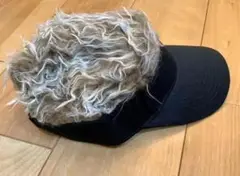 ☆新品未使用☆ サンバイザー ヘアー ジョーク ウイッグ ゴルフ 帽子