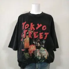 東京ストリート オーバーサイズTシャツ