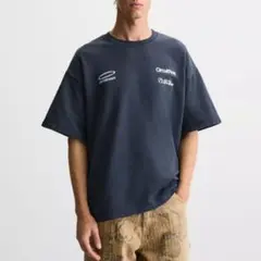 ZARA グラフィックプリント スウェットシャツ