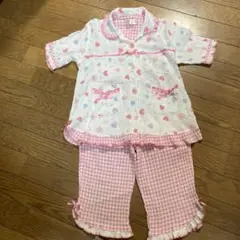 女児 夏用 薄手の半袖パジャマ 天使のしっぽ 140㎝