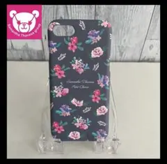 【新品】サマンサタバサSamantha iPhoneSEケース 花柄 紺