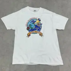 ヘインズ　ROSE PARADE　トップス　半袖　Tシャツ　古着　ホワイト　XL