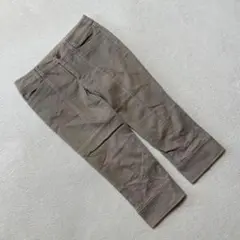 KUMIKYOKU テーパードパンツ コットン 混 ベージュ1