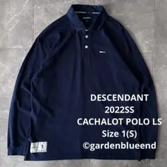 DESCENDANT CACHALOT POLO LS ロング ポロシャツ S