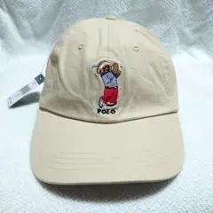 未使用　ポロベア コットン ベースボールキャップ ラルフローレン