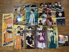 ハイキュー!! キャラクターカードセット　日向翔陽、影山飛雄、及川徹、黒尾哲朗
