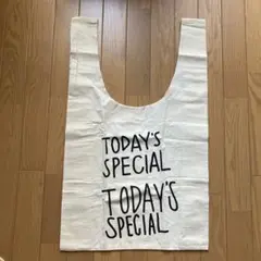 TODAY'S SPECIAL エコバッグ アイボリー（大）
