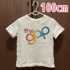 【 100cm 】baby GAP Tシャツ 白 ロゴ