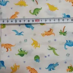 恐竜　生地 　はぎれ
