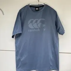 canterbury グレー Tシャツ R+ロゴ付き