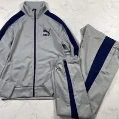 【サイズS】PUMA　プーマ　ジャージ上下セット　グレー　長谷部誠モデル