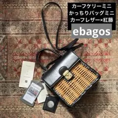 ⭐︎新品!未使用！人気！ebagosエバゴス カーフケリーミニ かっちりバッグ ebagos カーフ・ハンドバッグ M（かっちりバッグ/カーフケリー