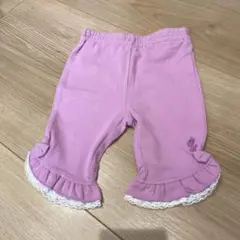 ニットプランナー　ピンク　パンツ　ズボン　7部丈
