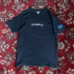 00s oneill ロゴ　tシャツ アメリカ製　フロントロゴ　袖プリント