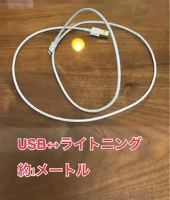 USB→ライトニングケーブル 約1メートル