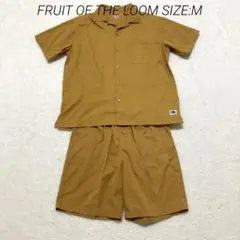 FRUIT OF THE LOOM セットアップ オープンカラー イエロー M