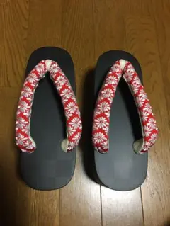 【下駄 】浴衣草履 髪飾り 造花