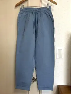 【新品】イージーパンツ　ブルー